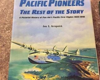 Pan American's Pacific Pioneers: The Rest of the Story A Pictorial History of Pan Am's Pacific First Flights 1935-1946. Jon Krupnick. Pictorial Histories Publishing Company, 2000. ISBN 1575100762. $50. 