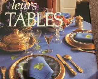 Leurs Tables, Barbara Wirth, E.P.A. Style, 1987. ISBN 2851202650.  $15.