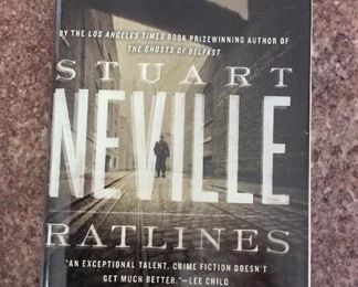 Ratlines by Stuart Neville. Signed First Edition. In Protective Mylar Cover. $20. 