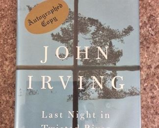 Last Night in Twisted River: A Novel by John Irving. Signed First Edition. In Protective Mylar Cover. $75.