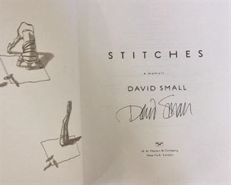 Stitches: A Memoir by David Small. Signed First Edition. In Protective Mylar Cover. $15.