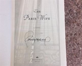 The Paris Wife: A Novel by Paula McLain. Signed First Edition. In Protective Mylar Cover. $20.