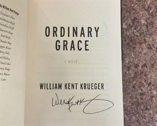 Ordinary Grace: A Novel by William Kent Kruger. Signed First Edition in Protective Mylar Cover. $20.