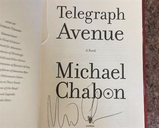 Telegraph Avenue: A Novel by Michael Chabon. Signed First Edition in Protective Mylar Cover. $15.
