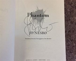 Phantom by Jo Nesbo. Signed First Edition. In Protective Mylar Cover. $10.