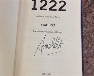 1222: A Hanne Wilhelmsen Novel, Scribner,2011. Signed by Author. $45.