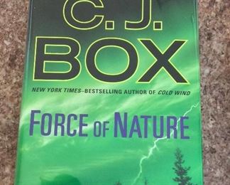 Force of Nature by C.J. Box. Signed First Edition. In Protective Mylar Cover. $25. 
