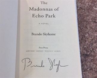 The Madonna of Echo Park: A Novel by Brando Skyhorse. Signed First Edition. In Protective Mylar Cover. $15. 