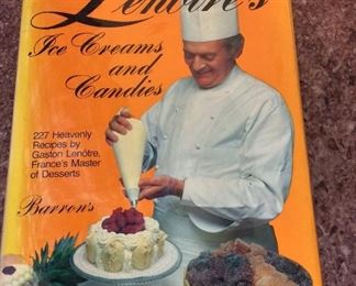 Lenotre's Ice Creams and Candies by Gaston Lenotre, Barron's, 1979. ISBN 0812053346. $15.