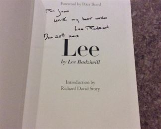 Lee, Lee Radziwill, Assouline, 2015. ISBN 9781614284697. Inscribed and Signed by Author. $50.