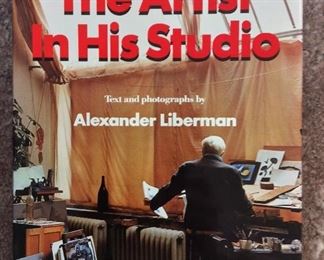 The Artist in His Studio, Alexander Liberman, Random House, Revised Edition, 1988. ISBN 0394565673. In Protective Mylar Cover. $35.