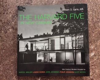 The Harvard Five in New Canaan: Midcentury Modern Houses by Marcel Breuer, Landis Gores, John Johansen, Philip Johnson, Eliot Notes, W.W. Norton & Company, 2006. First Edition, Second Printing. In Protective Mylar Cover. ISBN 9780393731835. Note bumped corners on front boards. $65. 