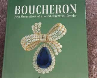 Boucheron: Four Generations of a World-Renowned Jeweler, Rizzoli, 1988. ISBN 0847809870. In Protective Mylar Cover. $55. 