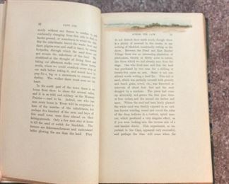 Cape Cod by Henry David Thoreau with Illustrations from Sketches in Colors by Amelia M. Watson in Two Volumes, Houghton, Mifflin and Company, The Riverside Press, 1904. $300.