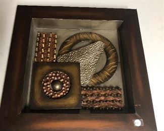 Metal Wall Art Set of 2 $50.00 18'' x 18'' #IWW1