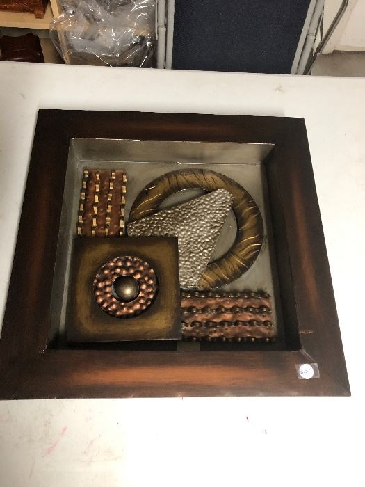 Metal Wall Art Set of 2  $50.00  18'' x 18''  #IWW1