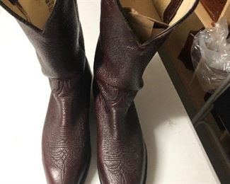 Abiene Leather Boots  $150.00  Size 8.5 Men's  #IWW5