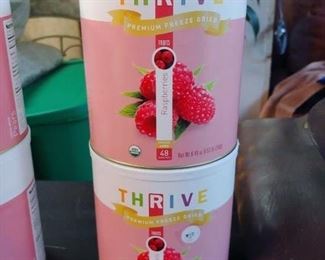 Pair of Thrive Freeze Dried Raspberries  $40.00  #HWW43
