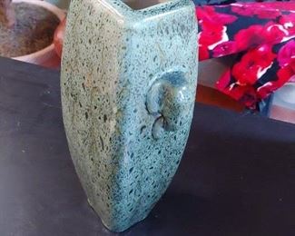 Green Elephant Vase  $20.00  12” x 4”  #HWW32