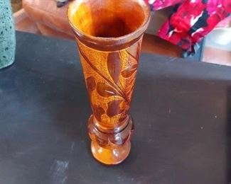 Wooden Vase Décor  $20.00  10” in Height #HWW29