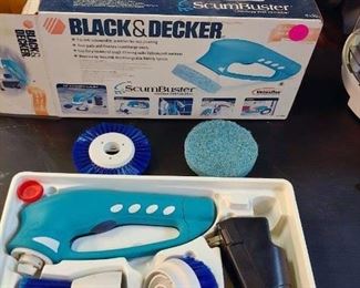 Black and Decker Scum Buster Cordless Wet Scrubber  $50.00  #HWW67