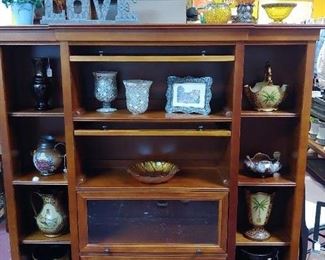 Stanley Furniture Company Book Shelf/Display Case Combo GREAT CONDITION (Display items NOT INCLUDED)  $350.00  61‘’ x 14.5‘’ x 60.5‘’  #HWW90