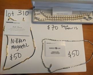 NIKKEN magnetic   Magnetic stainless necklace is SOLD