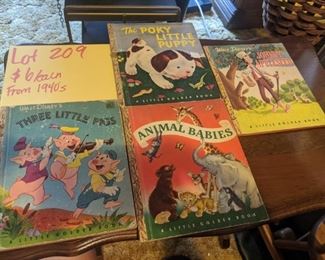 little golden books from 1940s  