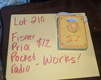 fisher price pocket radio