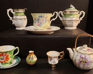 Royal Albert Teacup and Assorted Gold-Trimmed China Pieces https://ctbids.com/#!/description/share/377369