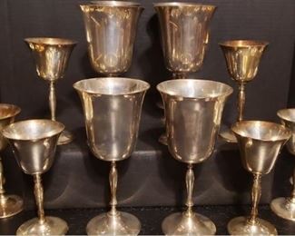 Vintage Leonard Silver Plated Goblets https://ctbids.com/#!/description/share/377361