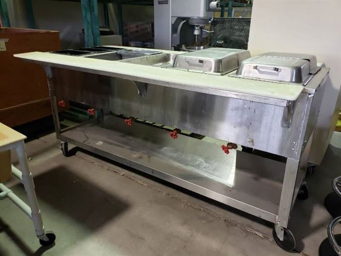 Duke Aerohot 5 bay steam table