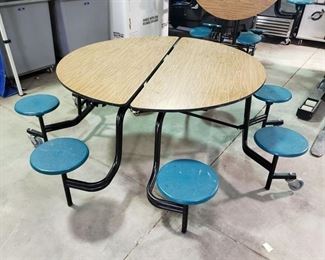 Fold up 8 person dining table