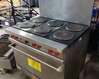Vulcan 6 burner electric range
