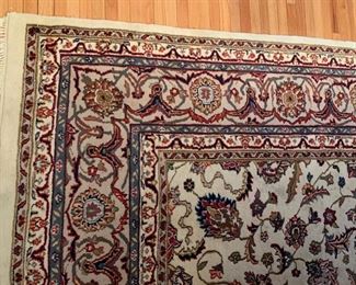 SOLD Large area rug. Approximately 8'x10". Has some light staining.  Please see photos.