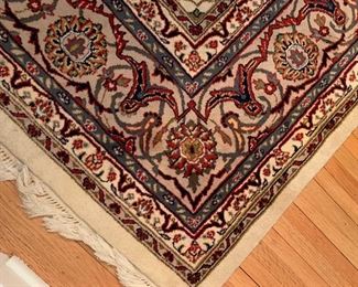 SOLD Large area rug. Approximately 8'x10". Has some light staining.  Please see photos.