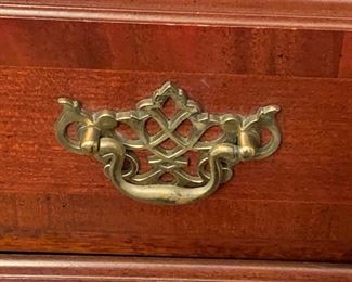 $100--Buffet Server. No scratches on top. 5 drawer storage with two cabinets doors for additional storage. Forgot to measure this one- sorry.