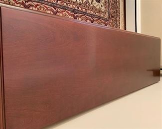 $100- Buffet Server. No scratches on top. 5 drawer storage with two cabinets doors for additional storage. Forgot to measure this one- sorry.