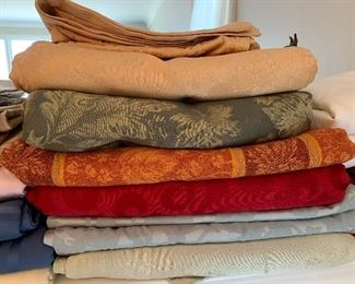 $45- Lot of table linens; some are Waterford. Some may have minor staining, some in great condition. 