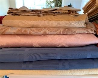 $45- Lot of table linens; some are Waterford. Some may have minor staining, some in great condition. 
