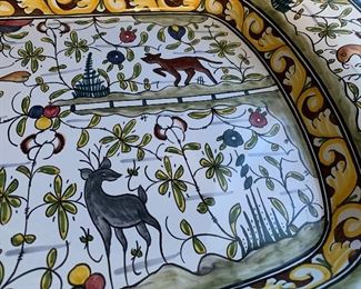 $20- Large Williams and Sonoma Platter (Provence Platter) - Hand painted from Portugal. 23.5"x15" 