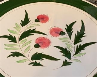 $18- Stangl- large platter- Pattern is Thistle- no chips and measures approximately13.9" 
