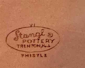 $18- Stangl- large platter- Pattern is Thistle- no chips and measures approximately13.9" 