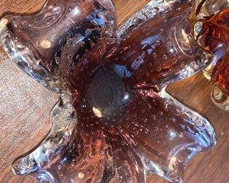 $30 LOT of three super cool art glass items. 