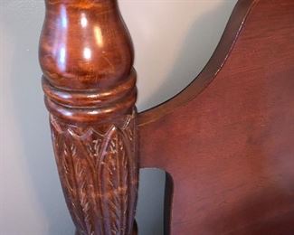 $700 GORGEOUS king bedroom SET. Includes Furniture by American Drew and features a high boy measuring approximately 7' tall by 38" wide at the bottom and 33.2" wide on the top.  Dresser with large.  mirror includes ten drawers for ample storage measuring 66" long by 19" wide. Also includes a four poster very beautiful bed with a mattress (NO stains) by Spring Air which honestly feels like you are sleeping on a cloud!. Set INCLUDES, sheets, a white comforter, and several pillows and extra blankets. 