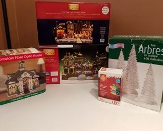 $25-Lot of Christmas decorations and tree (includes more items in following photos)