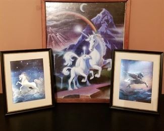 $5 Unicorn framed mystical prints