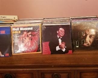 $65- Lot of 23 record albums including 4 box sets 