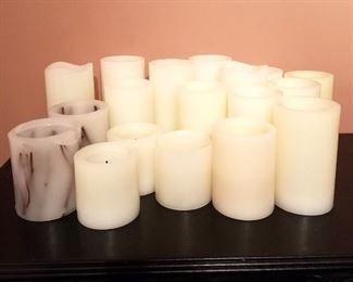 $20- LOT  of 18 battery operated candles 