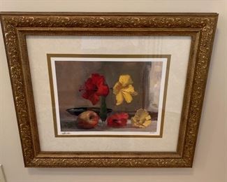 $300/Pair- Framed art By Steven Parker' Giclee on Somerset Paper.